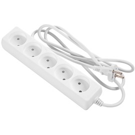 დენის გამანაწილებელი 2E 2E-U0510M1.5, 5 Socket, 1.5m, White
